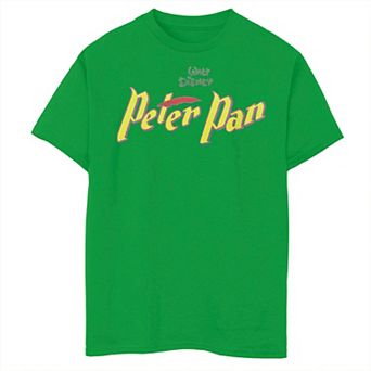 Disney's Peter Pan Boys 8-20 Classic Yellow Logo Graphic Tee