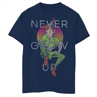Disney's Peter Pan Boys 8-20 Never Grow Up Graphic Tee
