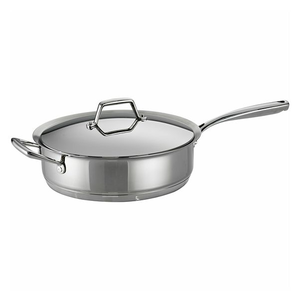 Tramontina Prima 5-qt. Stainless Steel Tri-Ply Covered Saute Pan