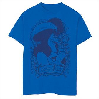 Disney's Peter Pan Boys 8-20 Captain Hook Draw Portrait Graphic Tee