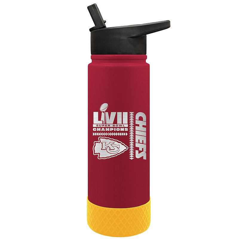 Kansas City Chiefs Super Bowl LVII Champions Laser Etched Hydration Water B