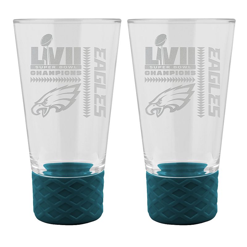 Philadelphia Eagles Super Bowl LVII Champions 2-Pack Cheer Shot Glass Set, 