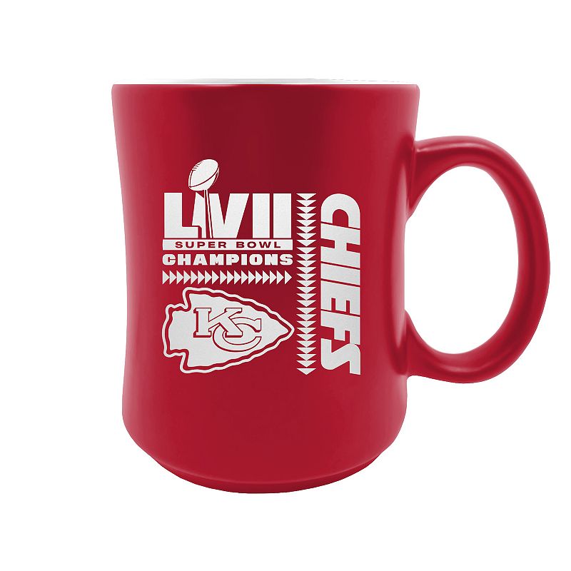 Kansas City Chiefs Super Bowl LVII Champions Ceramic Starter Mug, Red