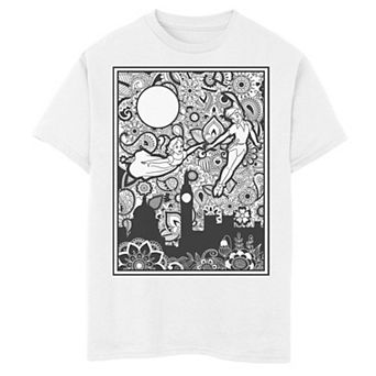 Disney's Peter Pan Boys 8-20 Wendy Flying Mandala Graphic Tee