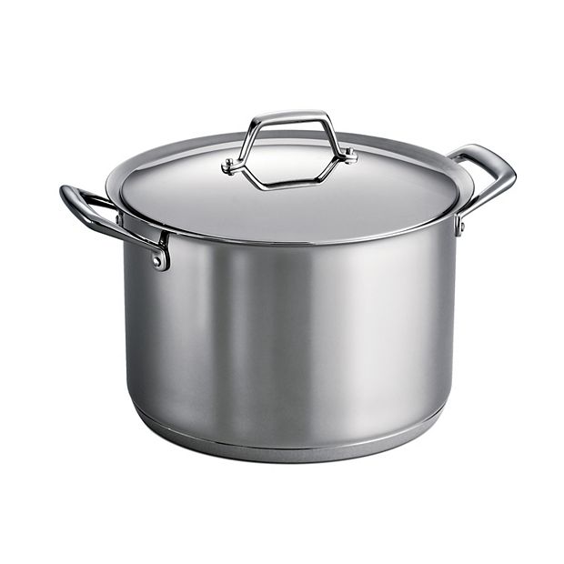 Tramontina 12 qt Style Gray NS Covered Stock Pot