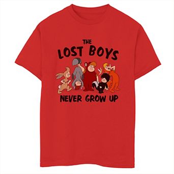 Disney's Peter Pan Boys 8-20 The Lost Boys Never Grow Up Graphic Tee