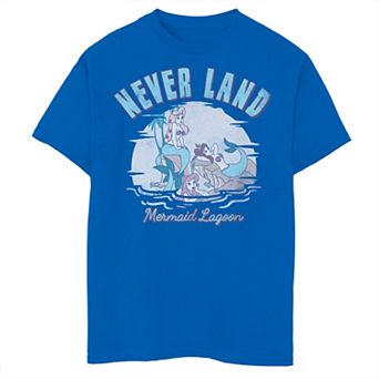 Disney's Peter Pan Boys 8-20 Never Land Mermaid Lagoon Graphic Tee