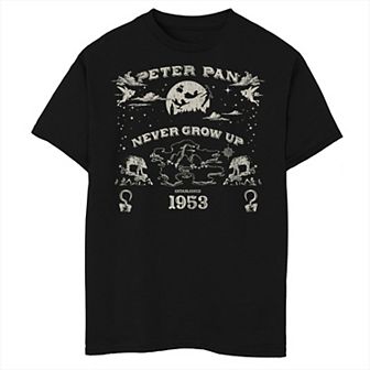 Disney's Peter Pan Boys 8-20 Never Grow Up Collage Graphic Tee