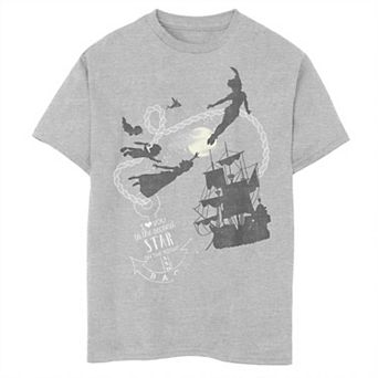Disney's Peter Pan Boys 8-20 To The Second Star Graphic Tee