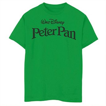 Disney's Peter Pan Boys 8-20 Simple Title Logo Graphic Tee