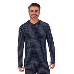 Men's Cuddl Duds Midweight Waffle Thermal Performance Base Layer Union  Suit, Size: Large, Black