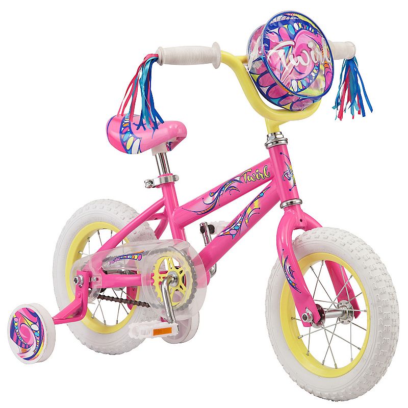UPC 038675196926 product image for Pacific Twirl 12-in. Kids' Bike with Training Wheels, Pink | upcitemdb.com