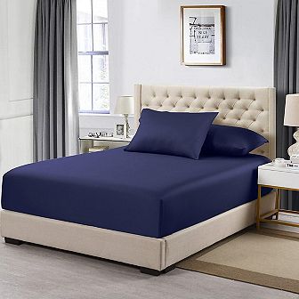 100% Cotton Solid 600 Thread Count - Fitted Sheet Only