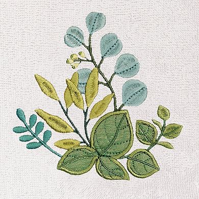 Linum Home Textiles Turkish Cotton Botanica 3-piece Embellished Towel Set