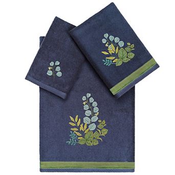 Linum Home Textiles Turkish Cotton Botanica 3 pc Embellished Towel Set