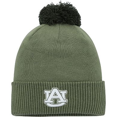 Men's Under Armour Green Auburn Tigers Freedom Collection Cuffed Knit Hat with Pom