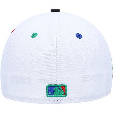 Men's New Era White/Black Los Angeles Dodgers 60th Anniversary Primary Eye 59FIFTY Fitted Hat