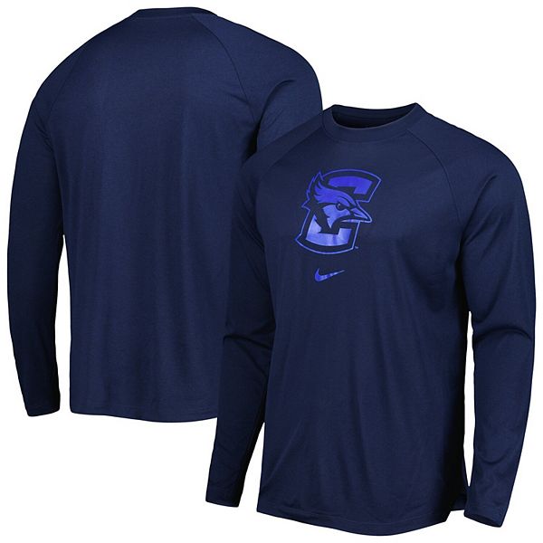 Men's Nike Blue Creighton Bluejays Spotlight Performance Raglan Pullover  Hoodie