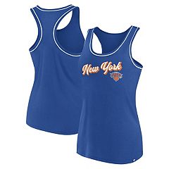 NBA Women's New York Knicks Team Script Tee Shirt (White, Small