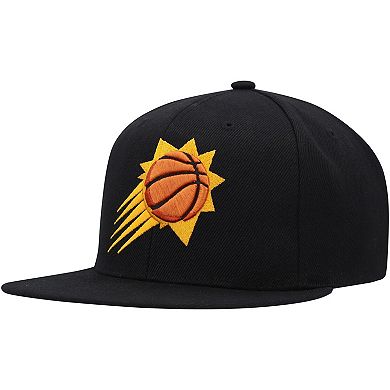 Men's Mitchell & Ness Black Phoenix Suns Side Core 2.0 Snapback Hat