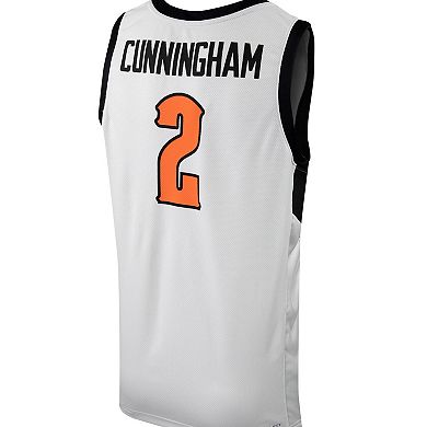 Men's Nike Cade Cunningham White Oklahoma State Cowboys Replica Basketball Jersey
