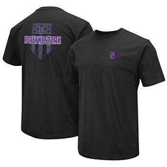 Men's Colosseum Black Northwestern Wildcats OHT Military Appreciation T-Shirt