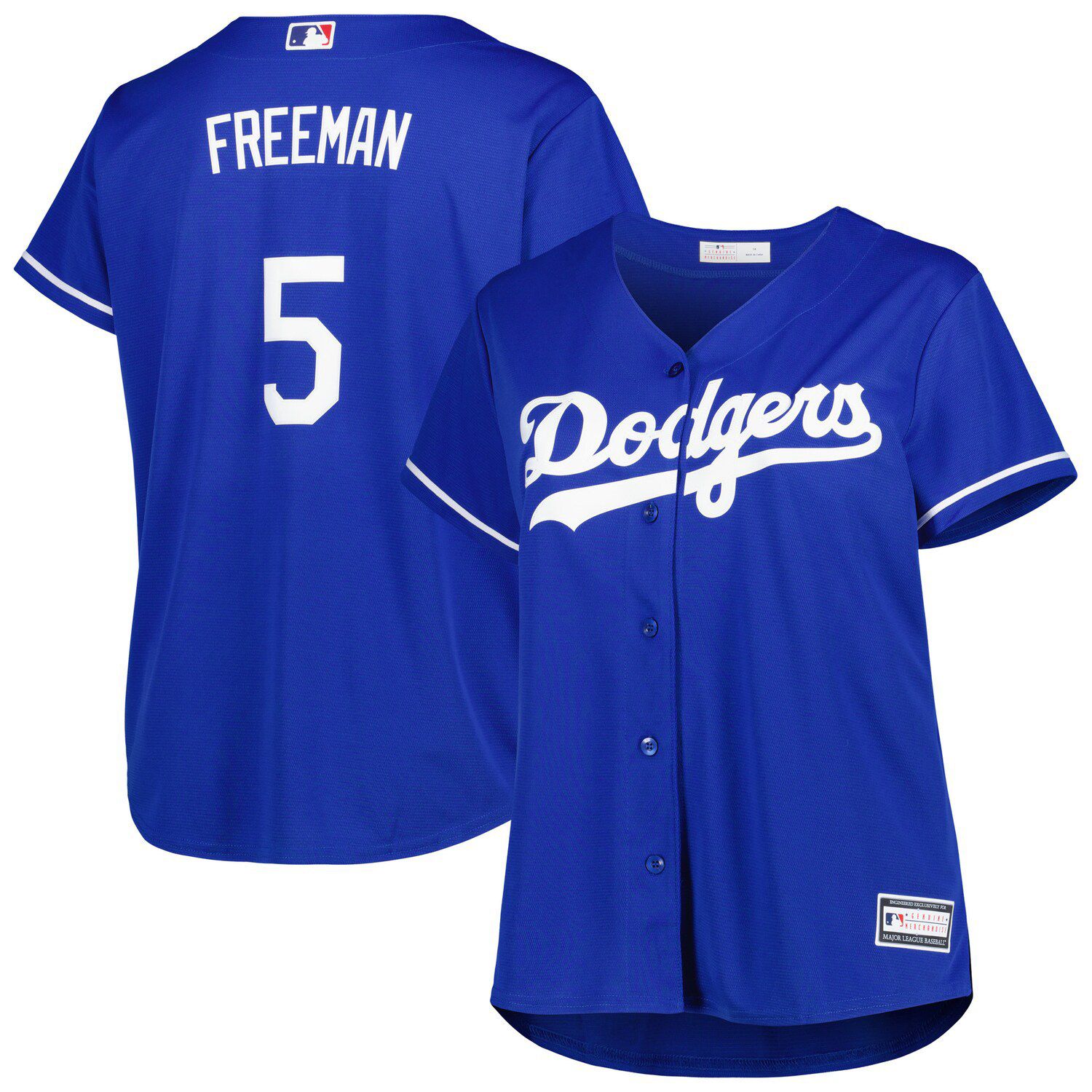 Men's Freddie Freeman Royal Los Angeles Dodgers Big & Tall Replica Player  Jersey