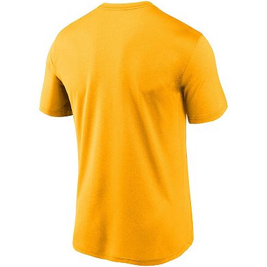 Men's Nike Gold Los Angeles Chargers Logo Essential Legend Performance T-Shirt