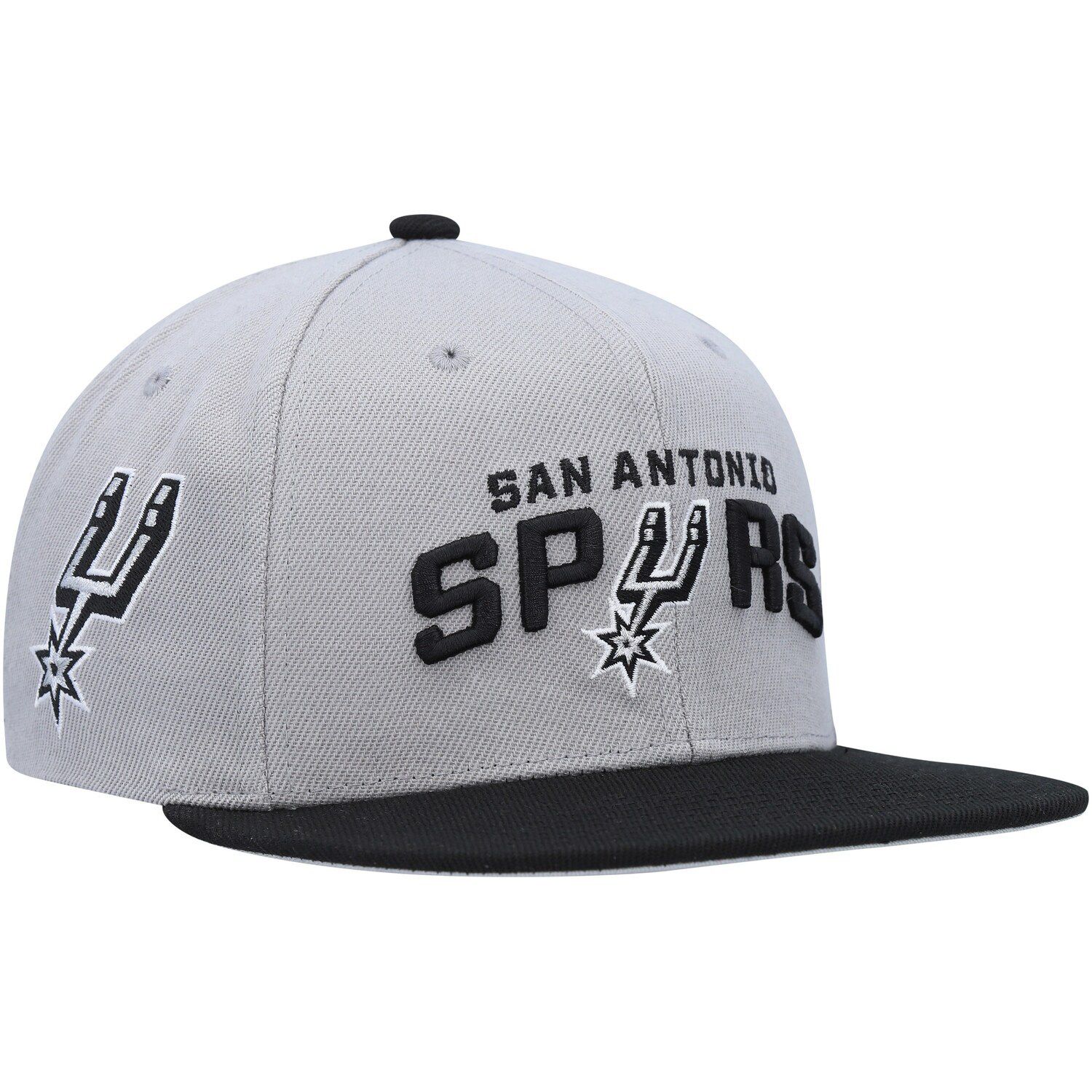 New Era Men's Black, White San Antonio Spurs Griswold 59FIFTY