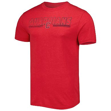 Men's Concepts Sport Navy/Red Cleveland Guardians Meter T-Shirt and Pants Sleep Set