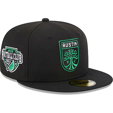 Men's New Era Black Austin FC Patch 59FIFTY Fitted Hat