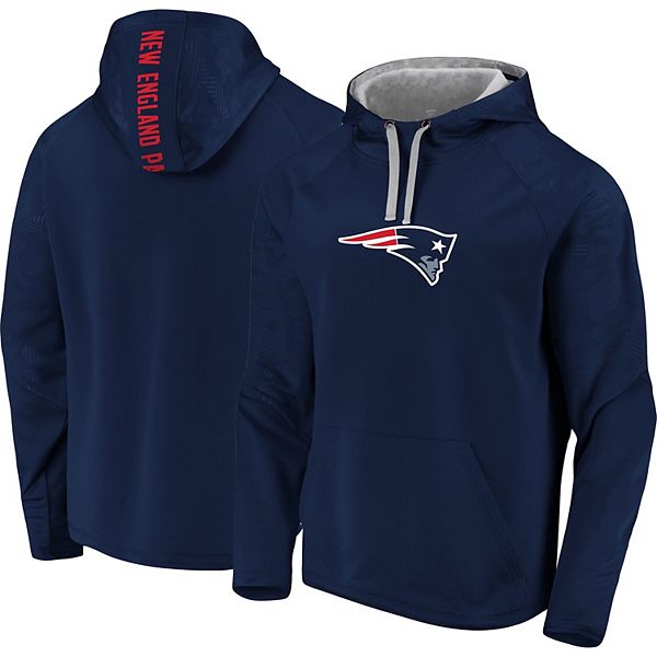 Youth Navy New England Patriots Logo Pullover Hoodie