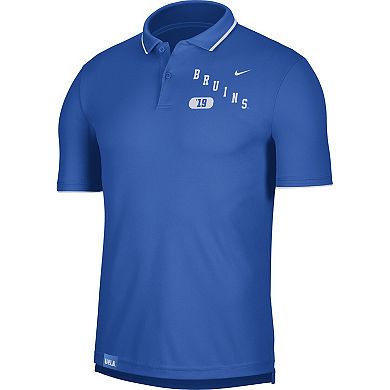 Men's Nike Blue UCLA Bruins Wordmark Performance Polo