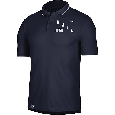 Men's Nike Navy Michigan Wolverines Wordmark Performance Polo