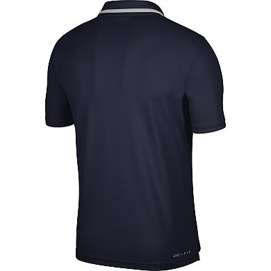 Men's Nike Navy Michigan Wolverines Wordmark Performance Polo