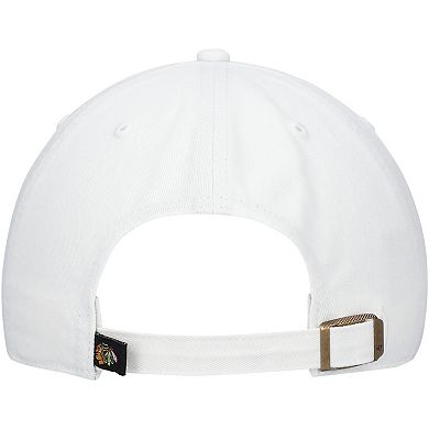Men's '47 White Chicago Blackhawks Team Clean Up Adjustable Hat