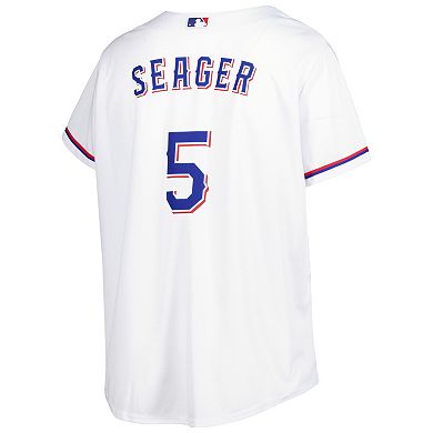 Women's Corey Seager White Texas Rangers Plus Size Replica Player Jersey