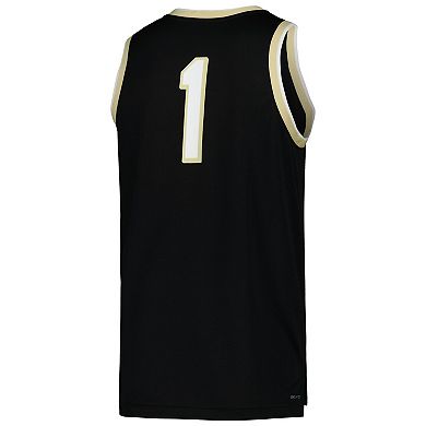 Men's Nike Black Wake Forest Demon Deacons Replica Basketball Jersey