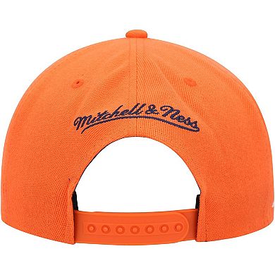 Men's Mitchell & Ness Orange Oklahoma City Thunder Side Core 2.0 Snapback Hat