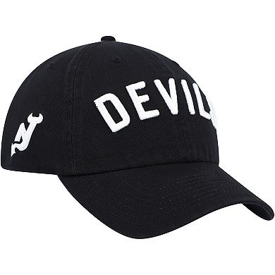 Men's '47 Black New Jersey Devils Clean Up Adjustable Hat