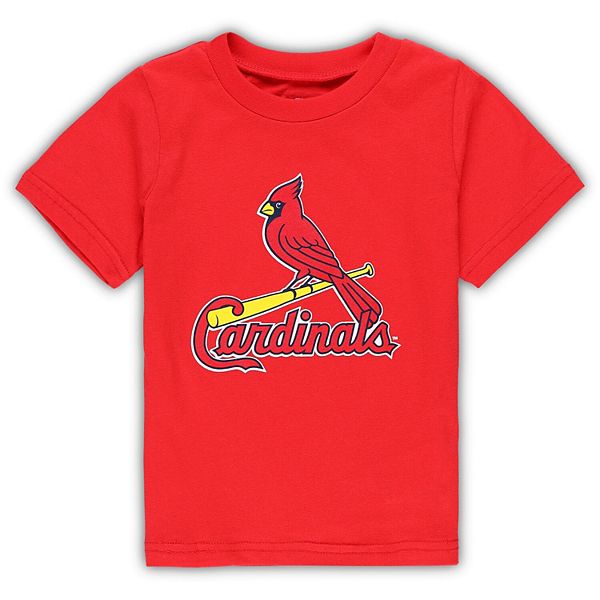 Toddler Red St. Louis Cardinals Team Crew Primary Logo T-Shirt