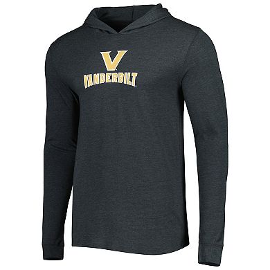 Men's Concepts Sport Black/Charcoal Vanderbilt Commodores Meter Pullover Hoodie & Pant Sleep Set