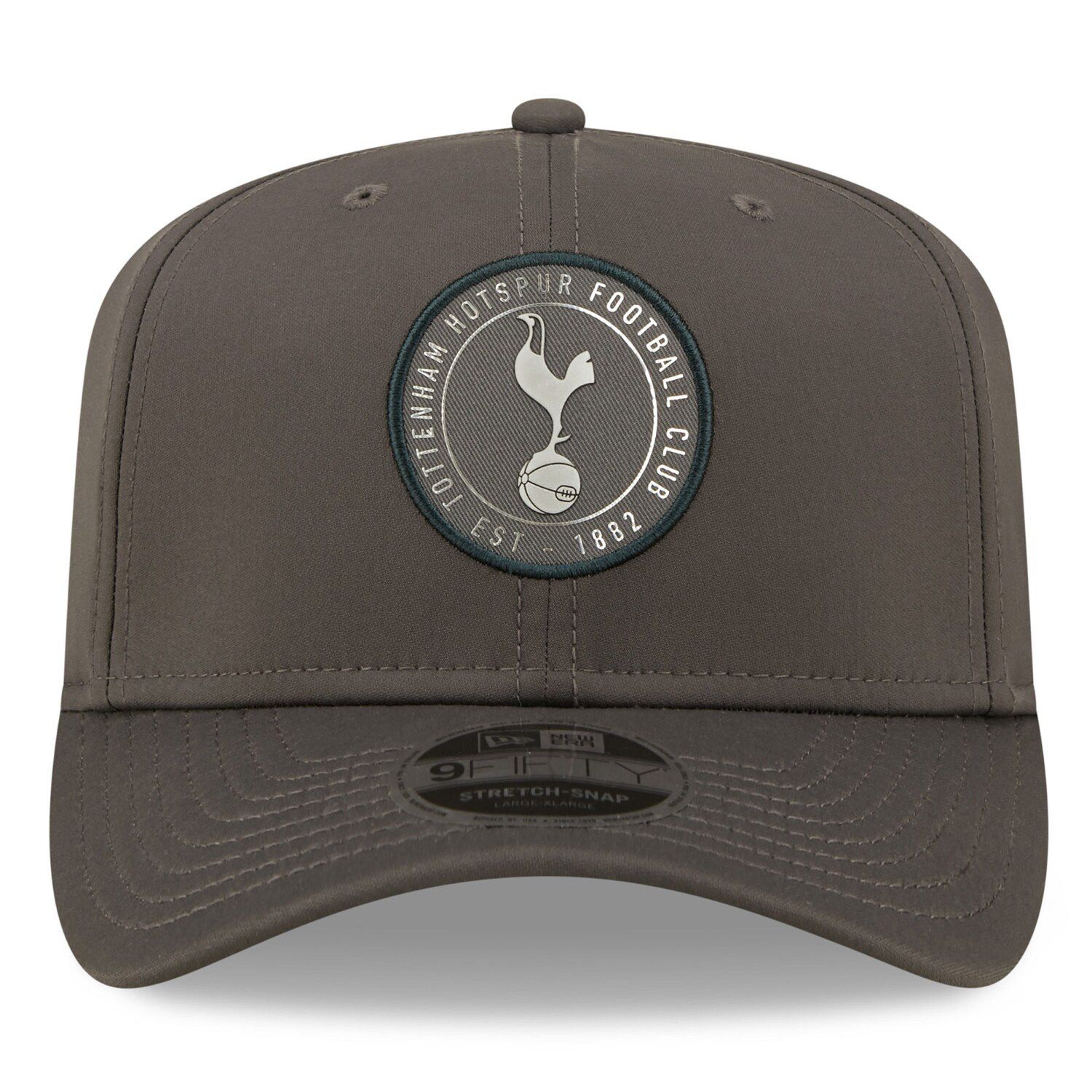 Men's New Era Gray Tottenham Hotspur Iridescent Stretch Snap 9FIFTY ...