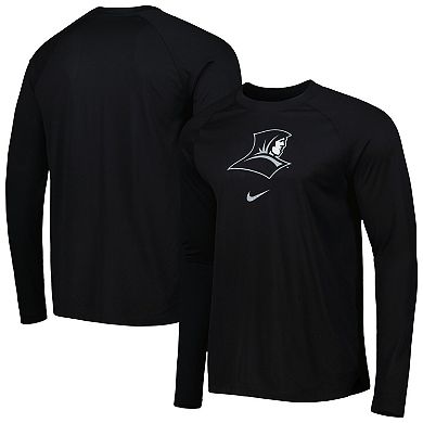 Men's Nike Black Providence Friars Spotlight Raglan Performance Long Sleeve T-Shirt
