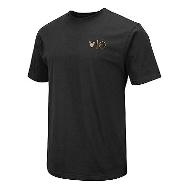 Men's Colosseum Black Vanderbilt Commodores OHT Military Appreciation T-Shirt