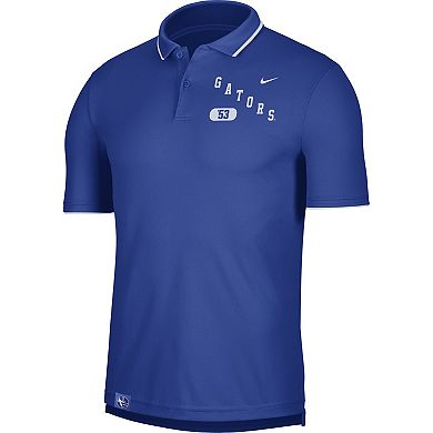Men's Nike Royal Florida Gators Wordmark Performance Polo