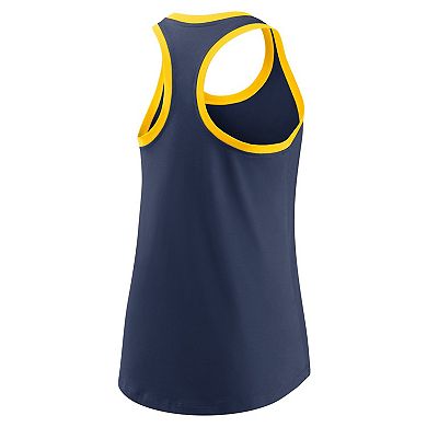 Women's Nike Navy Milwaukee Brewers Tech Tank Top