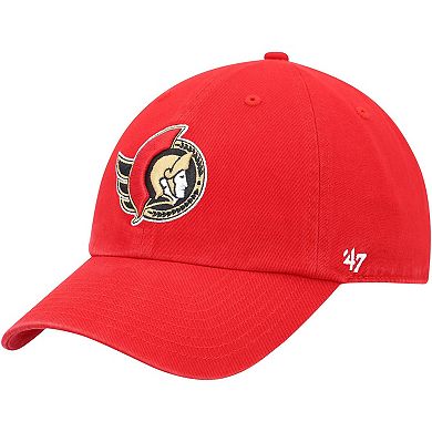 Men's '47 Red Ottawa Senators Team Clean Up Adjustable Hat