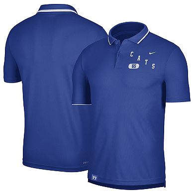 Men's Nike Royal Kentucky Wildcats Wordmark Performance Polo