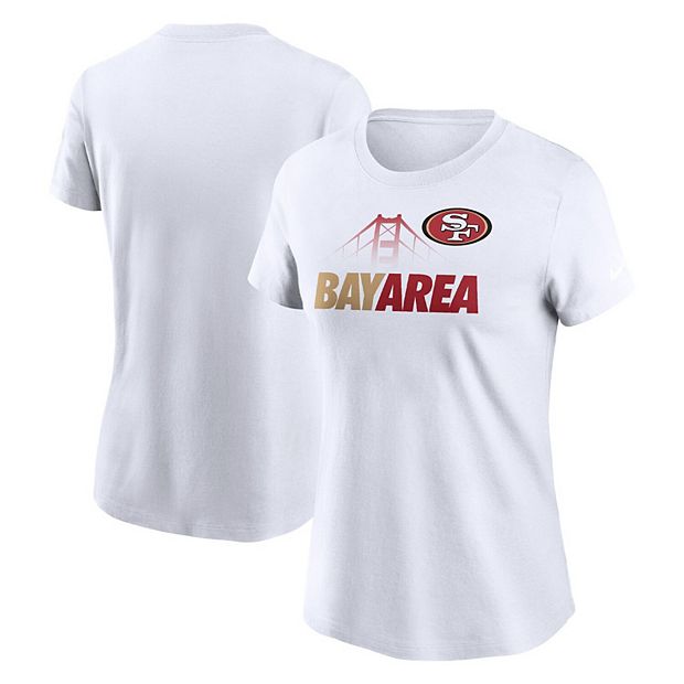 Women's Nike White San Francisco 49ers Hometown Collection Team T-Shirt